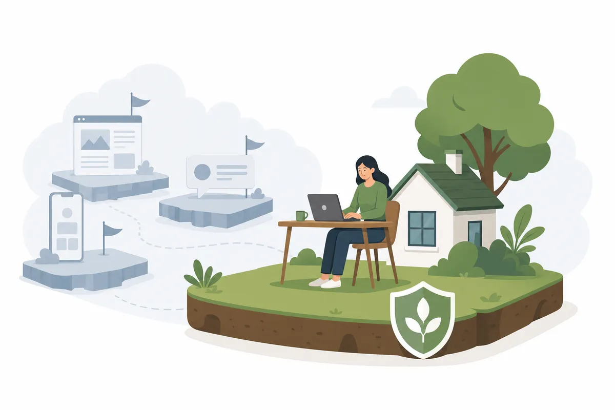 Comparison of blogging platforms including self-hosted WordPress, Medium, and site builders