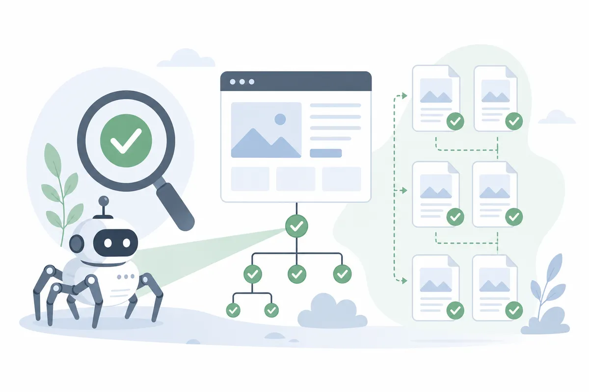 robots.txt rules and XML sitemap entries reviewed during a technical SEO audit