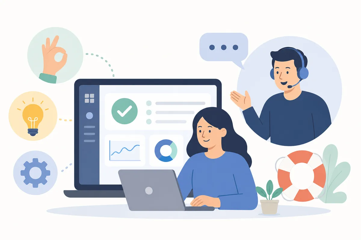 Diagram of how easy each tool is to learn and what support each offers