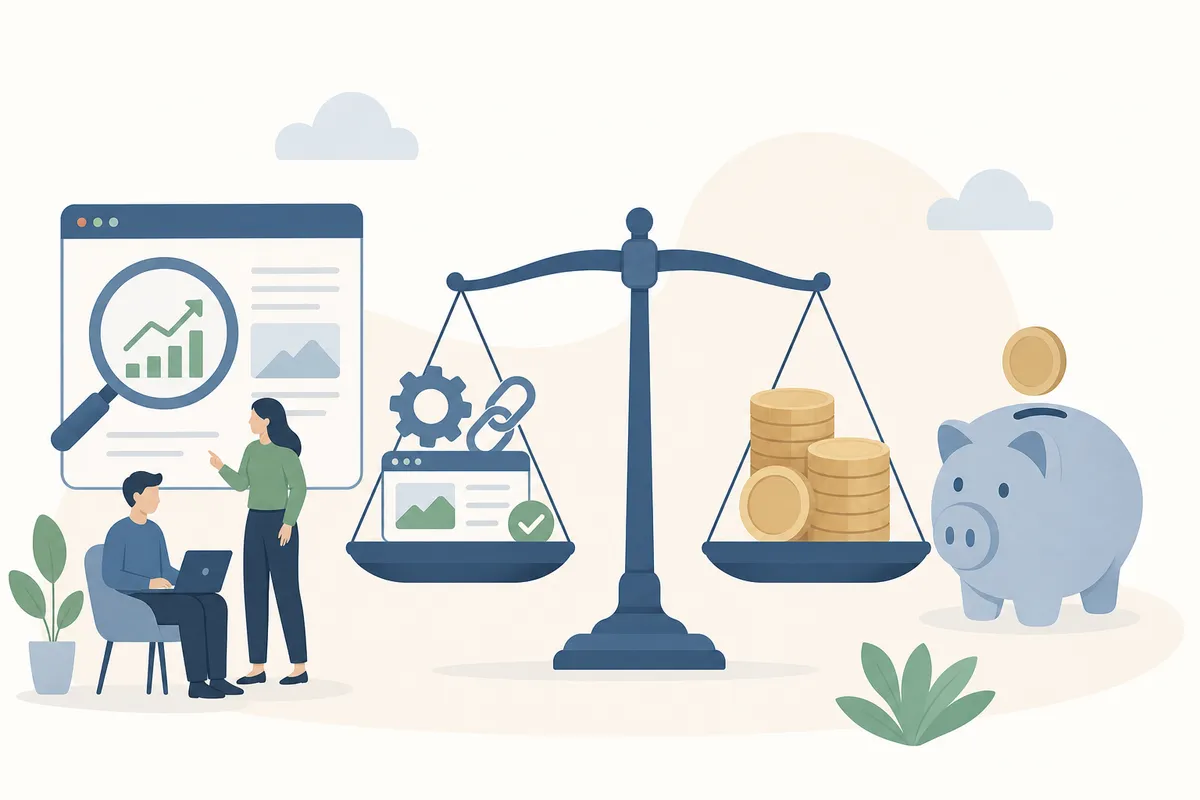 Comparison of done for you SEO pricing models: one-off project, retainer and software subscription