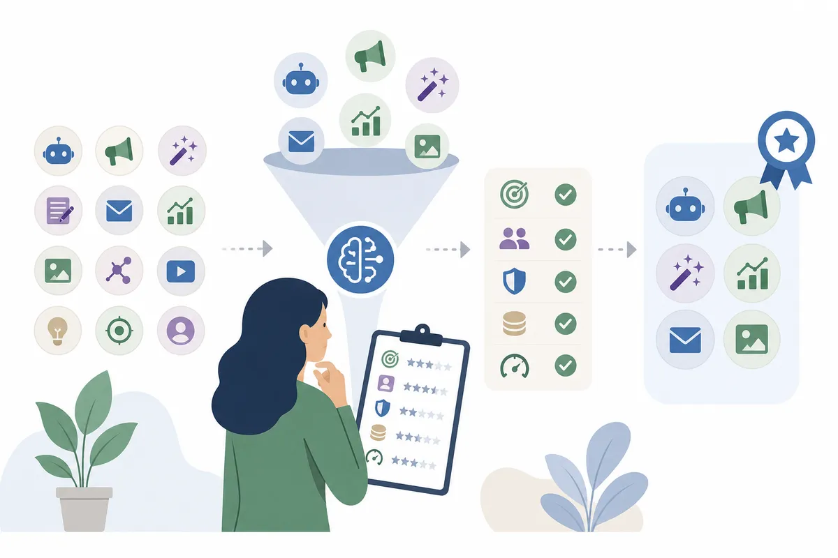 How the tools were chosen: free plan, strengths, starting price and limits