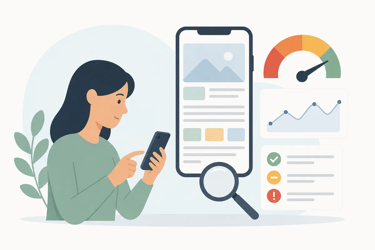 Side-by-side comparison of a website rendering correctly on desktop and mobile screens