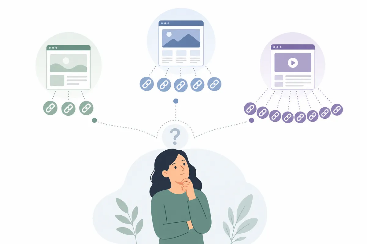 Combien de backlinks faut-il pour se positionner : une page de résultats de recherche affichant le nombre de domaines référents à côté de chaque position