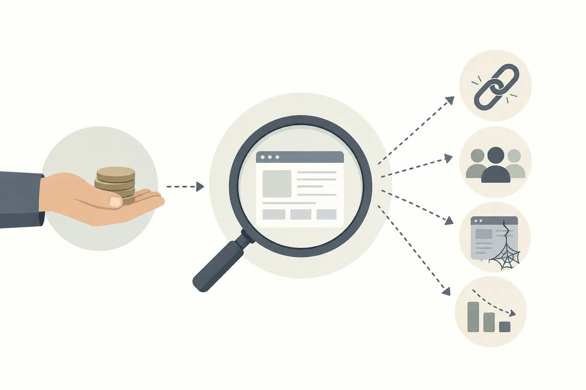 Comparison of what different monthly SEO budgets typically include