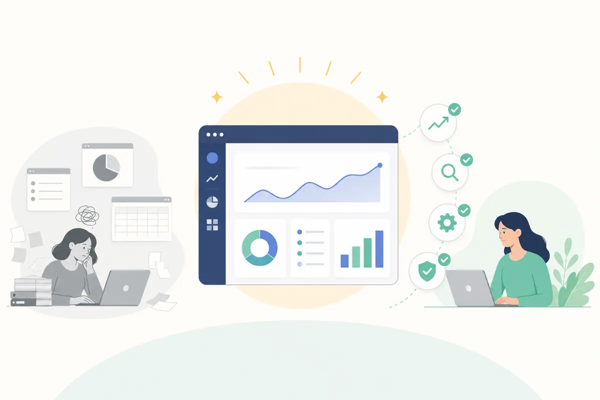 Automated SEO audit results listing checks passed and failed across a website
