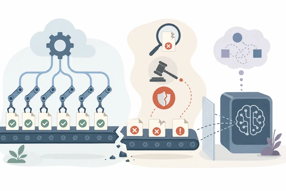 A checklist icon representing quality control checkpoints in an automated content workflow
