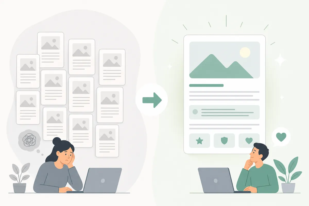 A shorter, focused article outranking a longer, padded one in search results